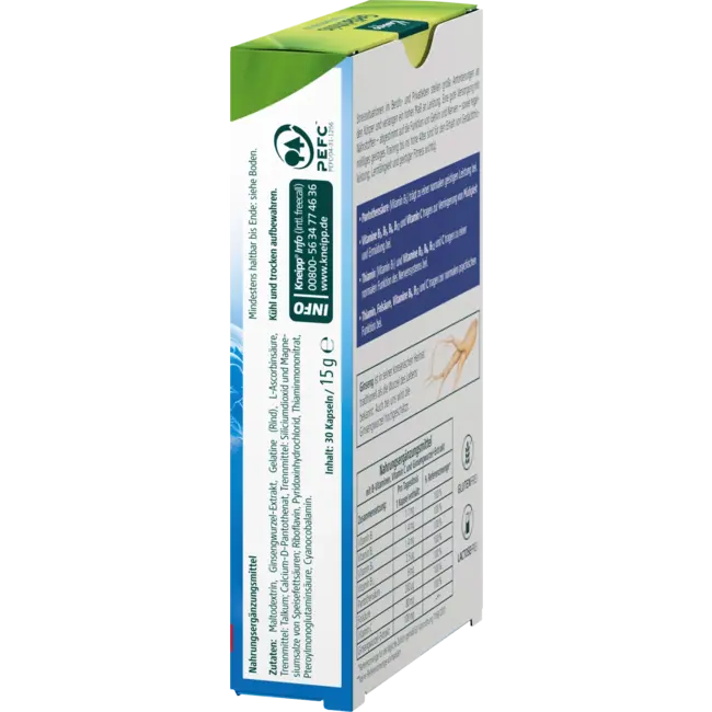 Kneipp Geheugen + Concentratie Capsules 30 St 15 g