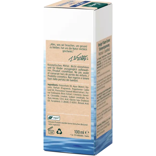 Kneipp Badolie Diepe Ontspanning 100 ml