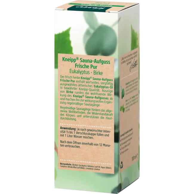 Kneipp Sauna Infusie Eucalyptus Berk 100 ml