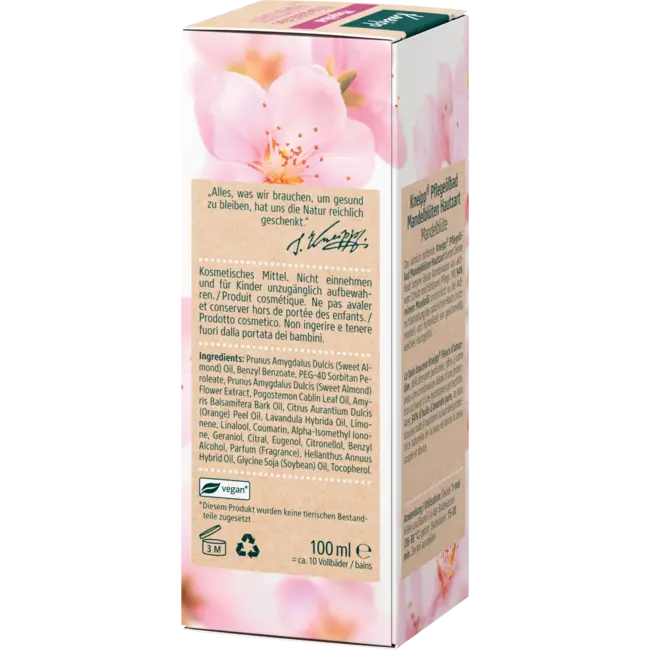 Kneipp Badolie Amandelbloesem Huidtype 100 ml