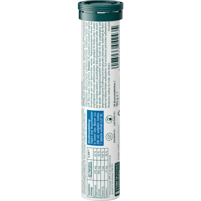 Kneipp Magnesium + Calcium + D3 Brausetabletten 20 St. 90 g