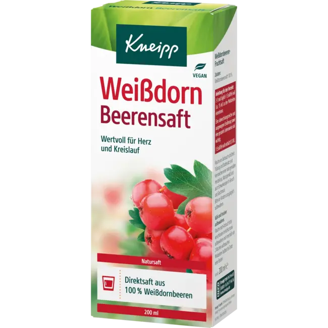 Kneipp Meidoorn Bessensap Voor Hart En Bloedsomloop 200 ml