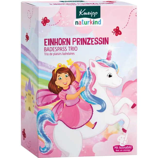 Kneipp Naturkind Cadeauset Badadditief Kinderen Eenhoorn Prinses 3 Dlg 1 St