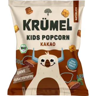 KRÜMEL KRÜMEL Kindersnack Popcorn Cacao, Vanaf 3 Jaar