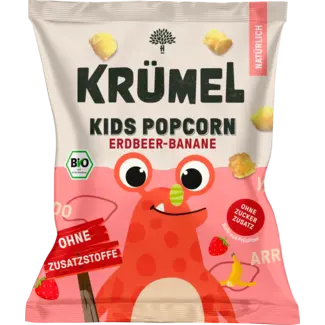 KRÜMEL KRÜMEL Kindersnack Popcorn Aardbei Banaan, Vanaf 3 Jaar