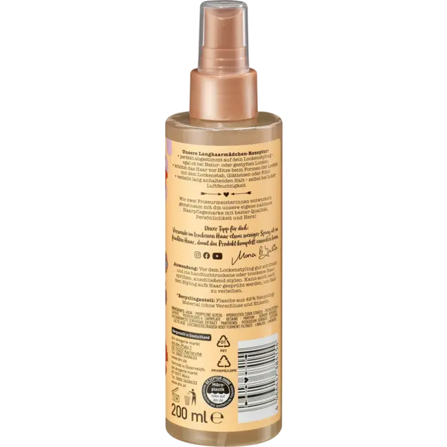 Langhaarmädchen Krulbehoudspray 200 ml