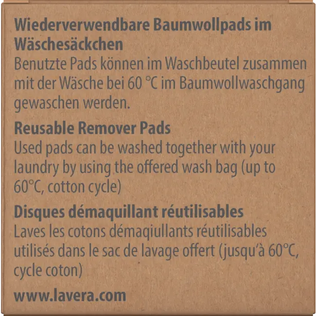 lavera Make-up Pads Herbruikbaar 3 St