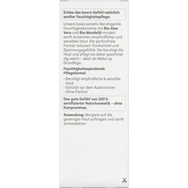 lavera Gezichtscrème Basis Sensitief Kalmerend 50 ml