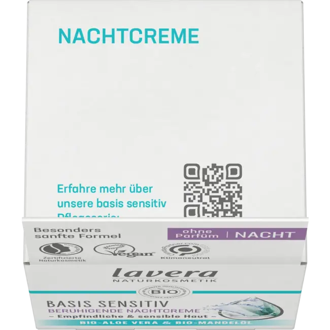 lavera Nachtcrème Basis Sensitief 50 ml