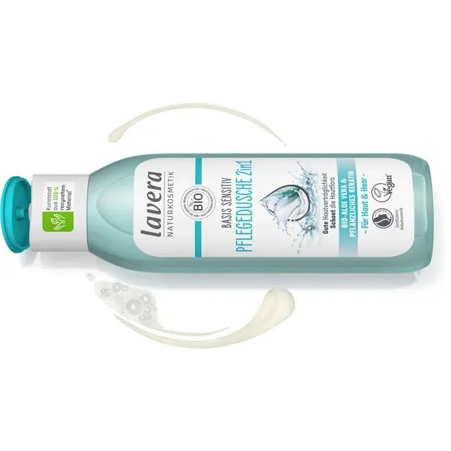 lavera Onderhoudsdouche Basis Sensitief 2in1 250 ml