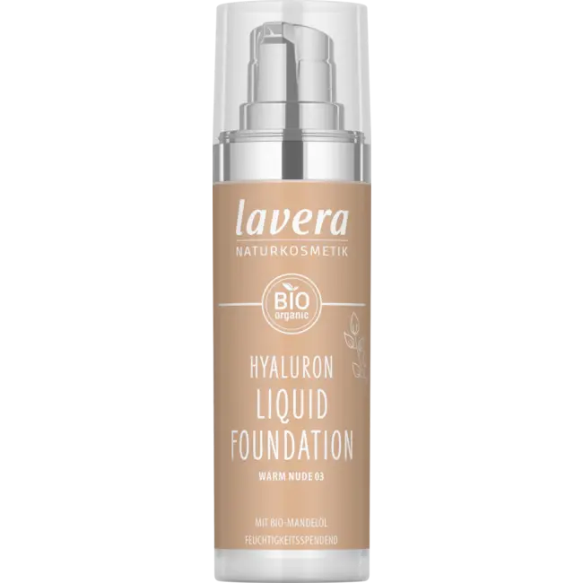 lavera Foundation Hyaluron Liquid 03 Warm Naakt 30 ml