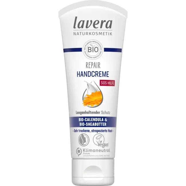 lavera Handcrème Repair SOS Help Met Bio Calendula & Bio Shea Butter 75 ml