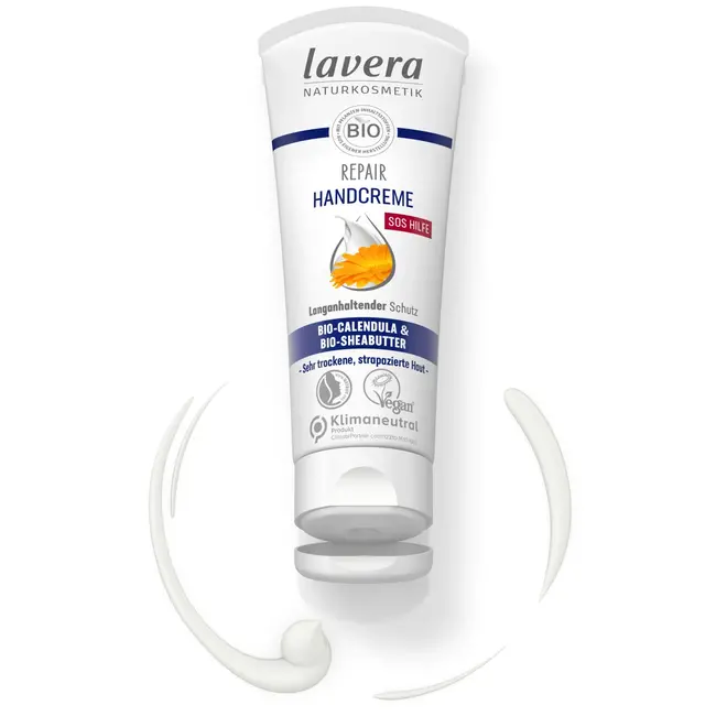 lavera Handcrème Repair SOS Help Met Bio Calendula & Bio Shea Butter 75 ml