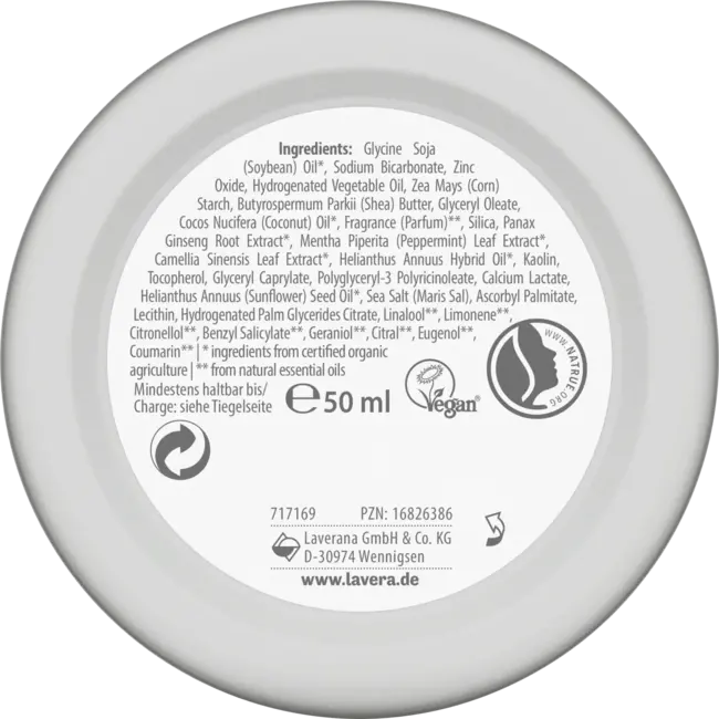 lavera Deocreme Natural & Strong 50 ml