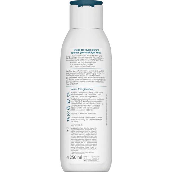 lavera Bodylotion Basis Sensitief Rijk 250 ml