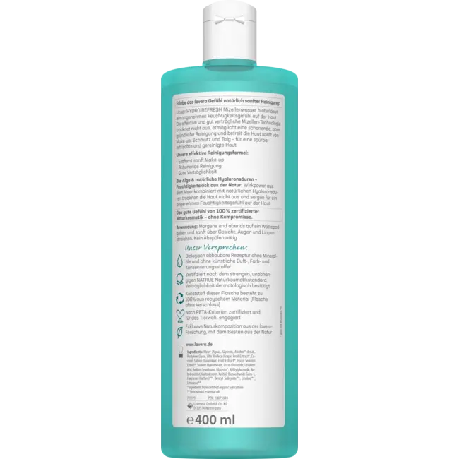 lavera Mizellenwasser Hydro Refresh 400 ml