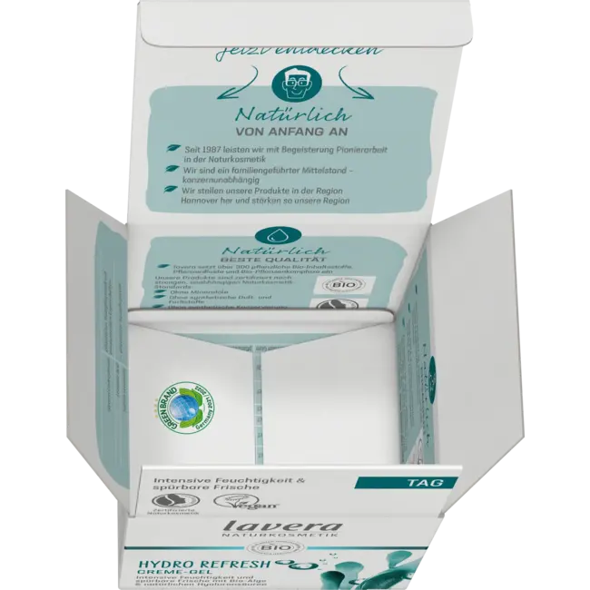 lavera Gezichtscrème Gel Hydro Refresh 50 ml