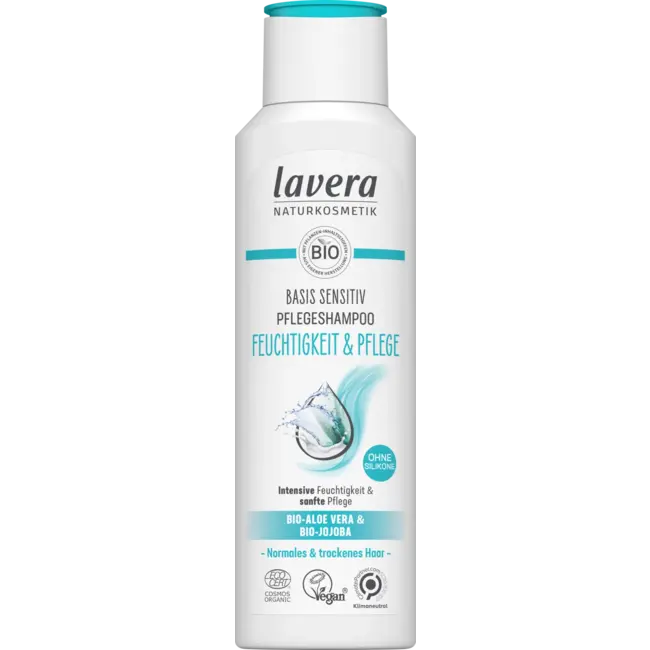 lavera Shampoo Basis Sensitief Vocht & Verzorging 250 ml