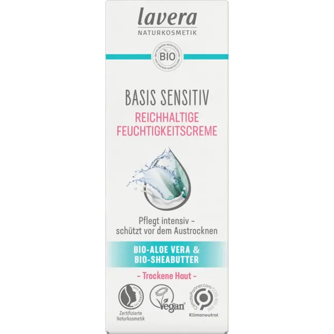 lavera Gezichtscrème Basis Sensitief Droge Huid 50 ml