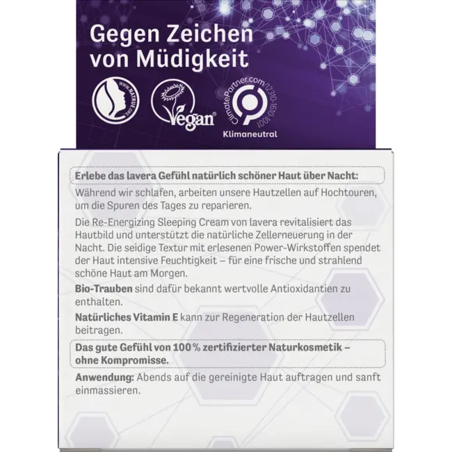 lavera Nachtcrème Re-energizing 50 ml