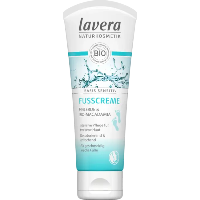 lavera Voetcrème Basis Sensitief 75 ml