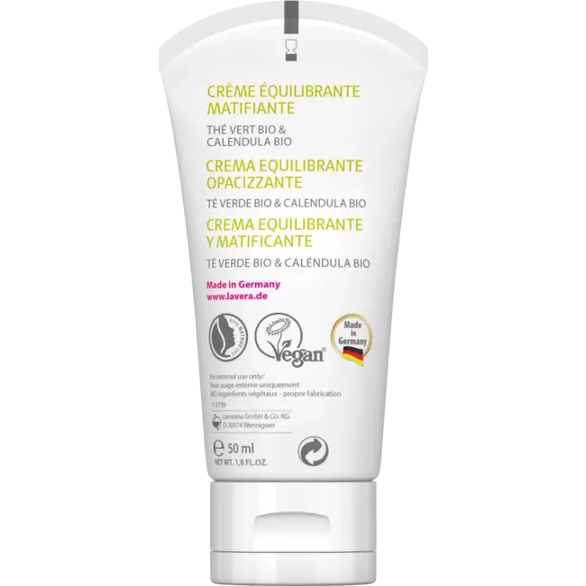 lavera Gezichtscrème Matterend 50 ml