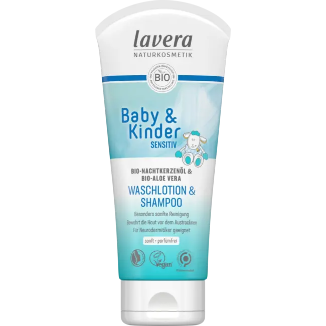 lavera Baby & Kinderen Waslotion & Shampoo Gevoelig 200 ml