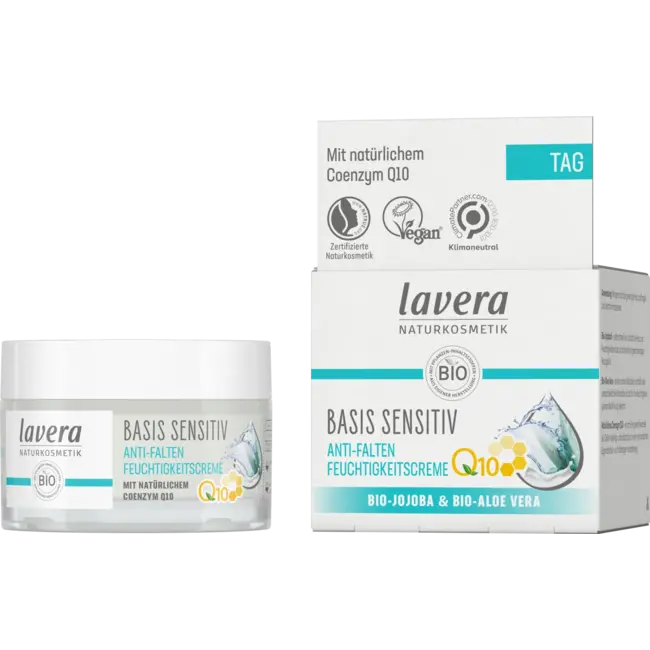 lavera Antirimpel Gezichtscrème Q10 Basis Sensitief 50 ml