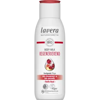 Lavera lavera Lichaamsmelk Regenererend Met Biologische Cranberry & Biologische Arganolie