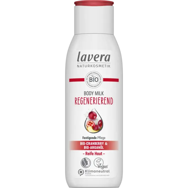 lavera Lichaamsmelk Regenererend Met Biologische Cranberry & Biologische Arganolie 200 ml