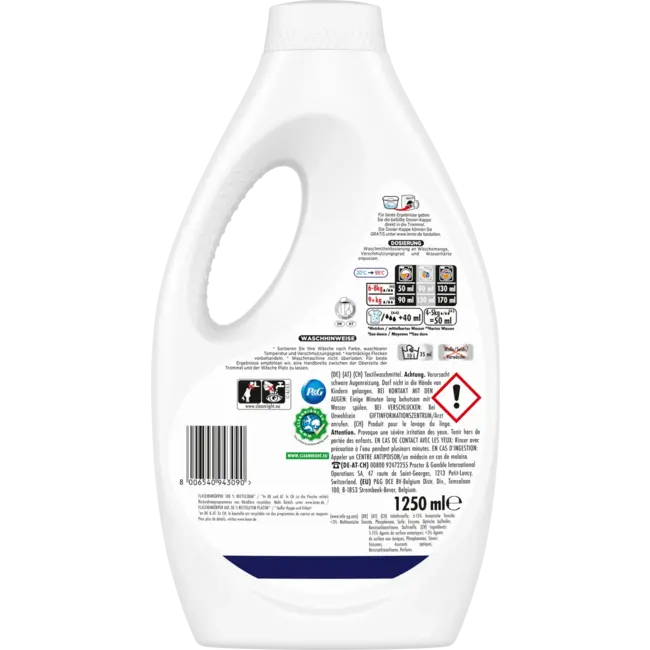 Lenor Wasmiddel Sensitief Vloeibaar 25 Wl