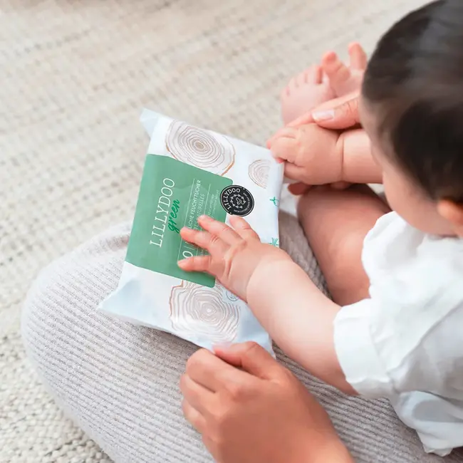 Lillydoo Natte Doekjes Green 15 St