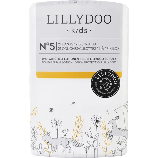 Lillydoo Babybroekje Gr. 5 (12-17 Kg) 21 St