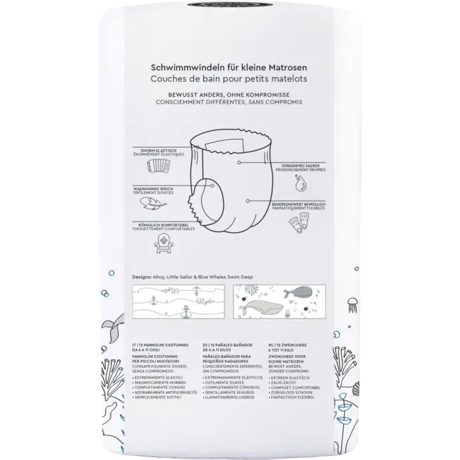 Lillydoo Zwemluiers Maat L, 14+ Kg 10 St