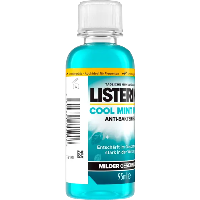 Listerine Mondspoeling Cool Mint Milde Smaak Travelsize 95 ml
