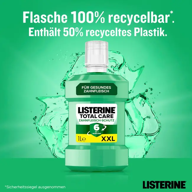 Listerine Mondspoeling Total Care Tandvleesbescherming XXL Maat 1000 ml