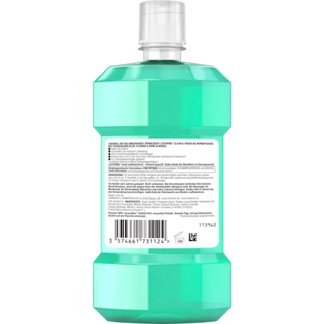 Listerine Mundspülung Clean & Fresh 500 ml