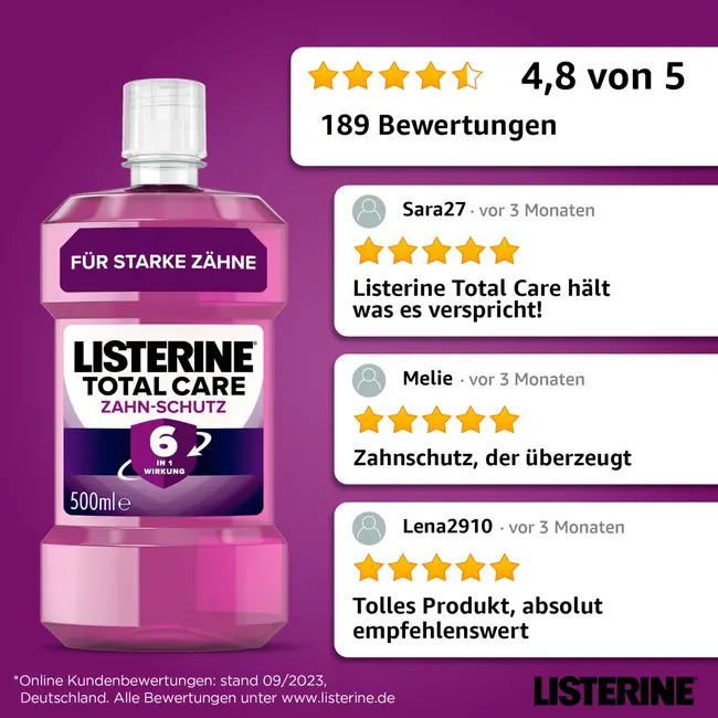 Listerine Mondspoeling Total Care Gebitsbescherming 500 ml