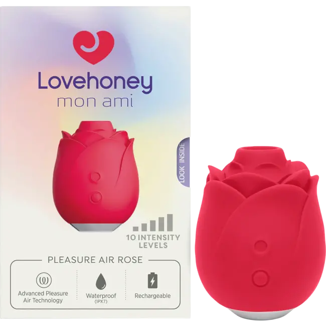 Lovehoney mon ami Auflegevibrator Pleasure Air Rose 1 St