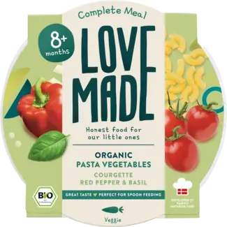 LoveMade Organics LoveMade Organics Menu Pastagerecht Met Groenten, Vanaf 8 Maanden