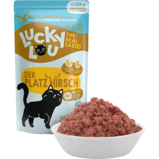 Lucky Lou Lucky Lou Natvoer Kat Met Gevogelte & Hert "het Hert", Volwassen