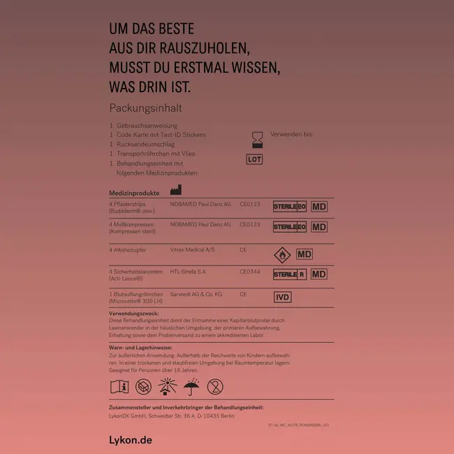 Lykon Voedselreactietest 1 St