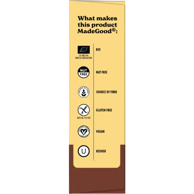 Made Good Mueslirepen, Chocolate Chip, Soft Baked Oat Bars (5 Stuks) 150 g