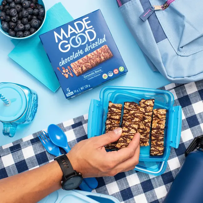 Made Good Müsliriegel, Chocolate Drizzled, Granola Bars, Vanillesmaak (5 Stück) 120 g