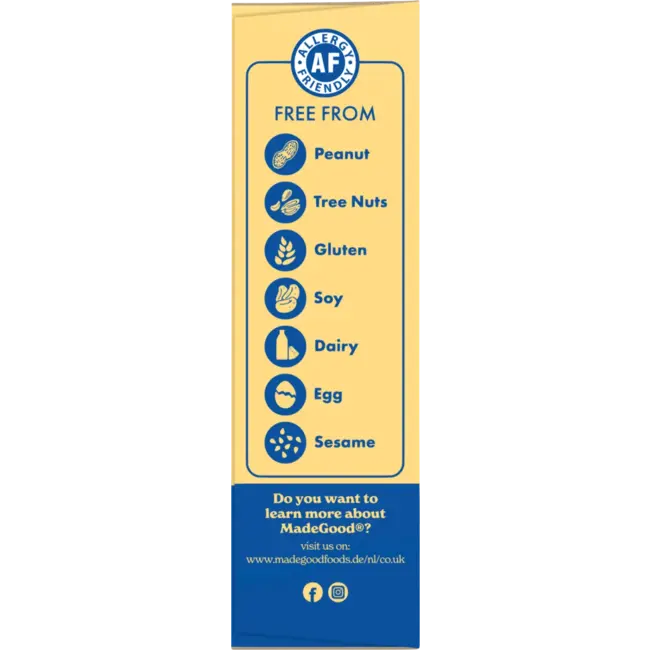 Made Good Mueslirepen, Blueberry Flavour, Soft Baked Oat Bars (5 Stuks) 150 g