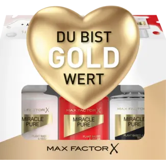 MAX FACTOR MAX FACTOR Geschenk-set Nagellacke Miracle Pure 205 & 305 + Gratis Top Coat