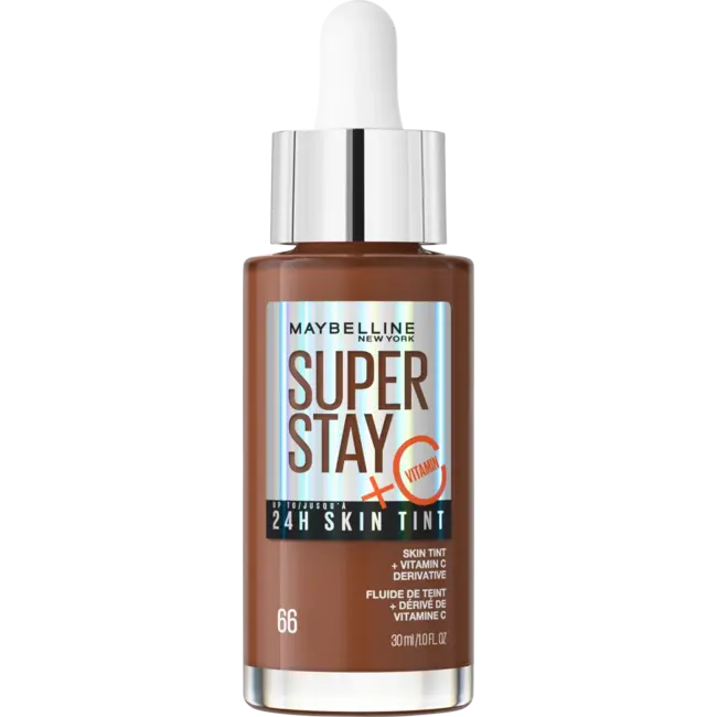 Maybelline New York Foundation Super Stay 24H Skin Tint 66 Hazelnoot 30 ml