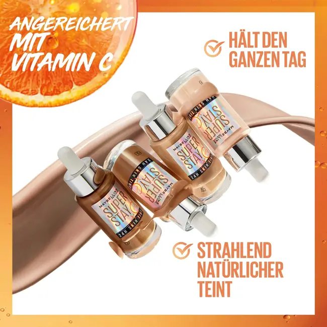 Maybelline New York Foundation Super Stay 24H Huidtint 48 30 ml