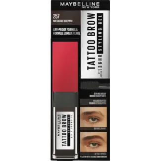 Maybelline New York Maybelline New York Wenkbrauwgel Tattoo Brow 36H Nr. 257 Medium Brown