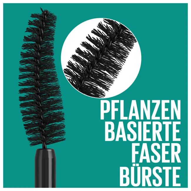 Maybelline New York Mascara Green Edition Mega Mousse 002 Zeer Zwart 9 ml